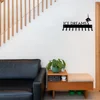 Ice Dreams Figure Skating Medal Hanger Rack - 14.5" with 10 Hooks: Metal Wall Art Display for Showcasing Achievements 5