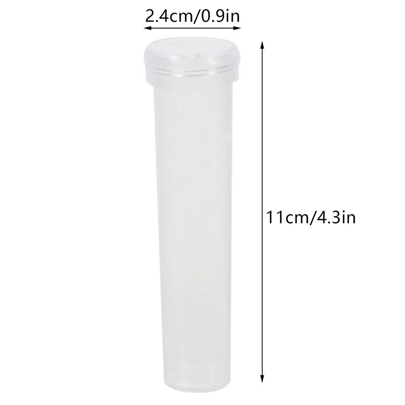 50 Pcs Fresh Flower Fresh-keeping Tube 11cm Plastic Plant Nutrition Tube Water Storage Container Floral Packing Supplies