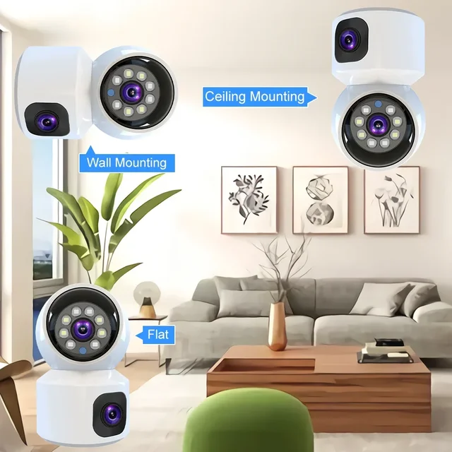 8MP WiFi IP Camera Smart Home Security Camera Baby Pet Monitor Auto Tracking Two-way Audio Wireless PTZ Surveillance Camera 5