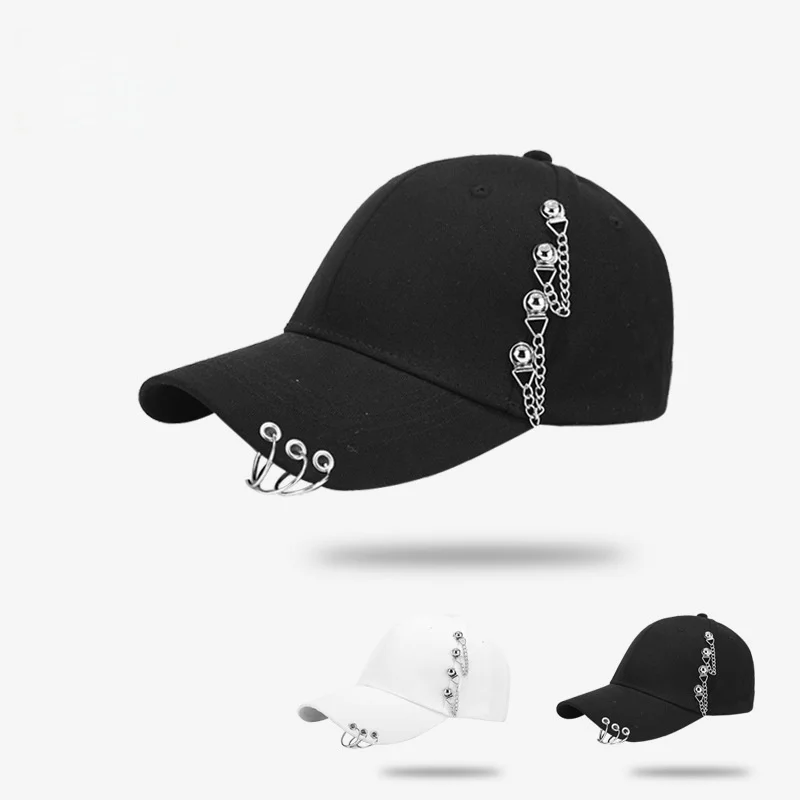 1PC Baseball Cap With Circle Ring Snapback Hats For Women Men Unisex ...