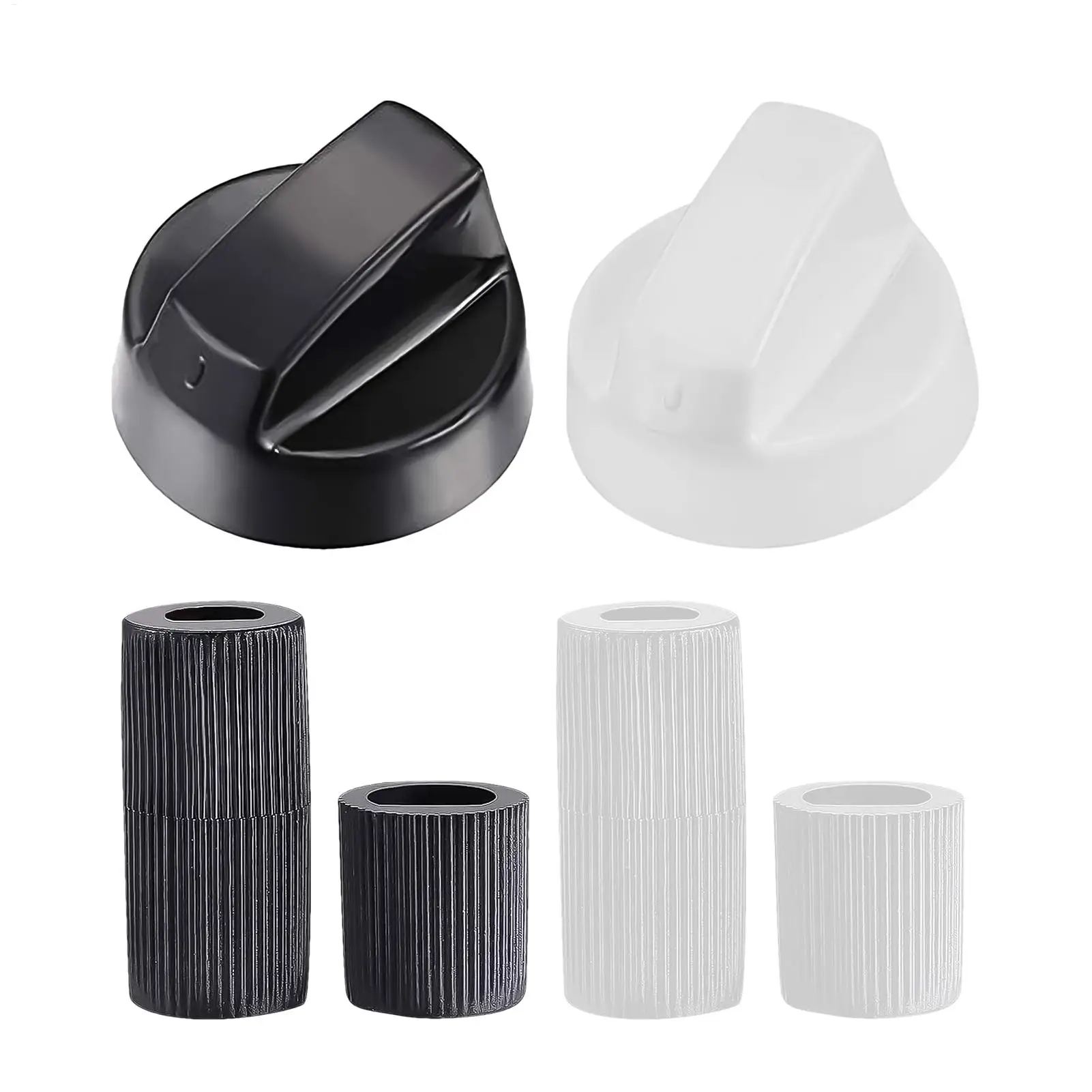 Stove Top Control Knobs Stove Knobs Replacements 4X Thermostat Stove Knob Stove Button Easy-to-Install Knobs For Home Restaurant
