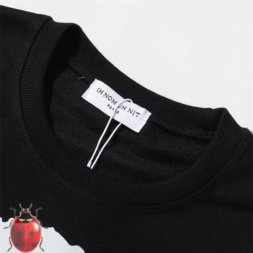 2024 IH NOM UH NIT Sweatshirts Best Quality White Pearls Male Masked Print Hoodie Y2k Men Women Terry Cloth Sweatshirts Hoodie