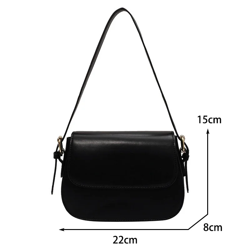 Advanced Texture Retro Small Saddle Bag Women 2026 New Popular All-Match Messenger Bag Fashion Underarm Bags Square Sling Bag