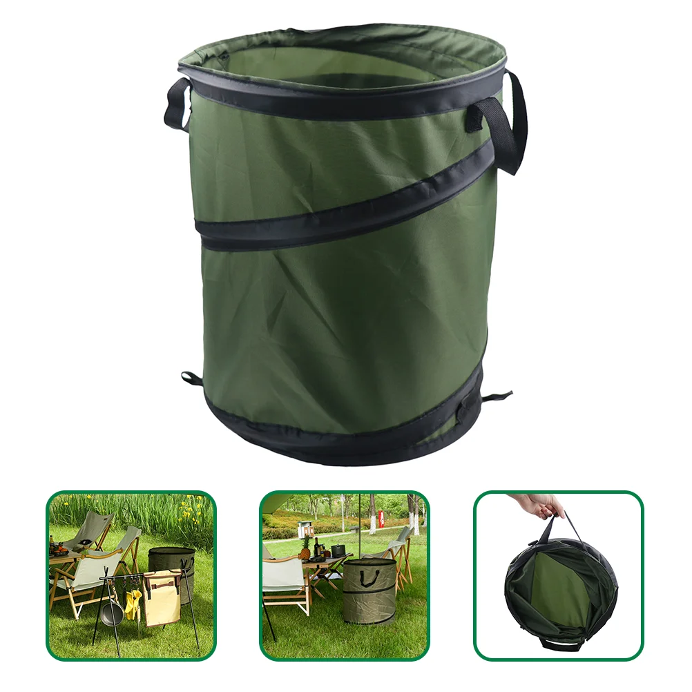 Poubelle De Jardin Portable Pliable, Sac De Stockage Des Déchets  D'extérieur, Pour Feuilles De Jardin, Camping, Bac De Collecte Des Herbes -  Cour Poubelles - AliExpress