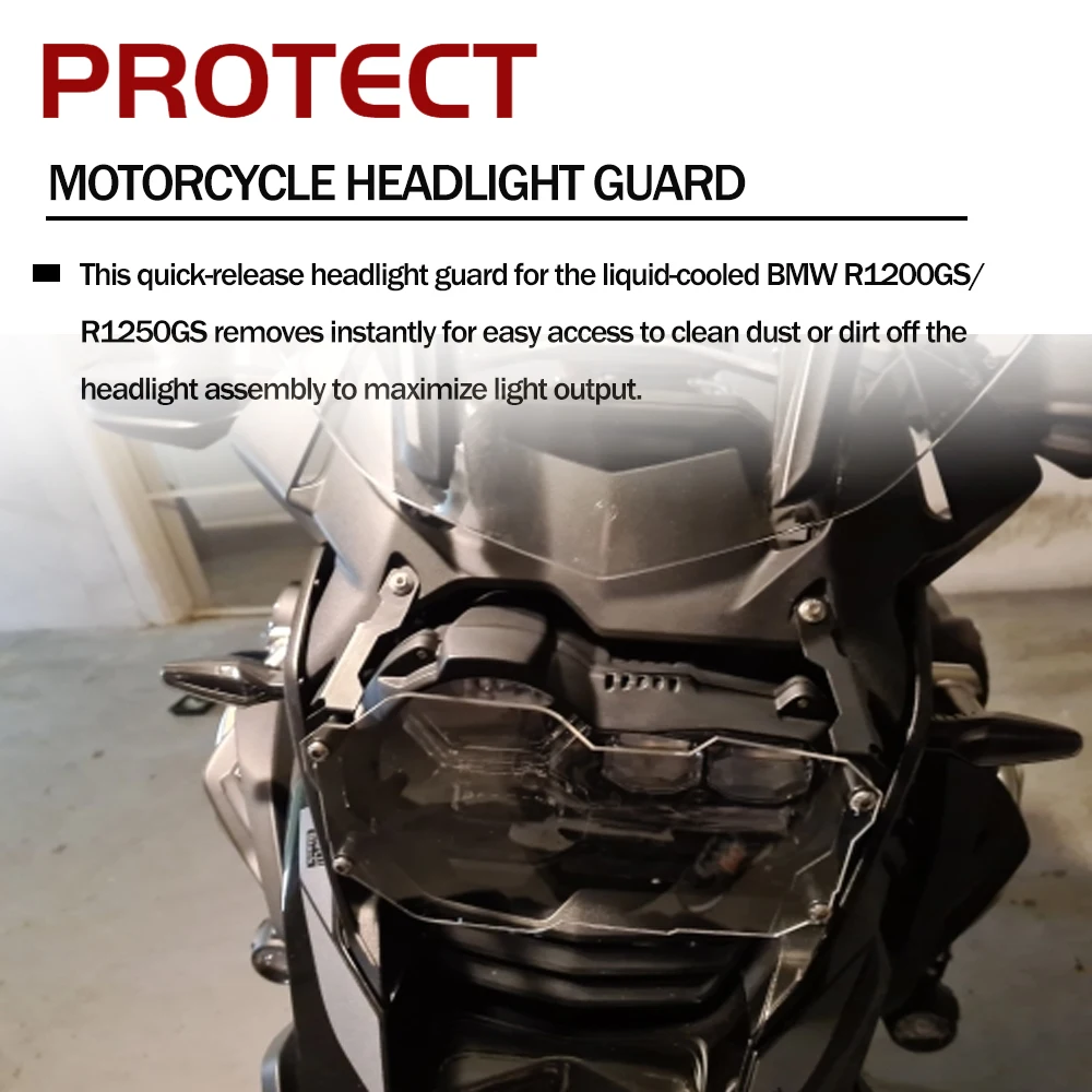 BMW R1200GS R1250GS ADV R1200 R1250 GS GSA 어드벤처 모터사이클 헤드라이트 가드 프로텍터 렌즈 커버 전조등 보호대