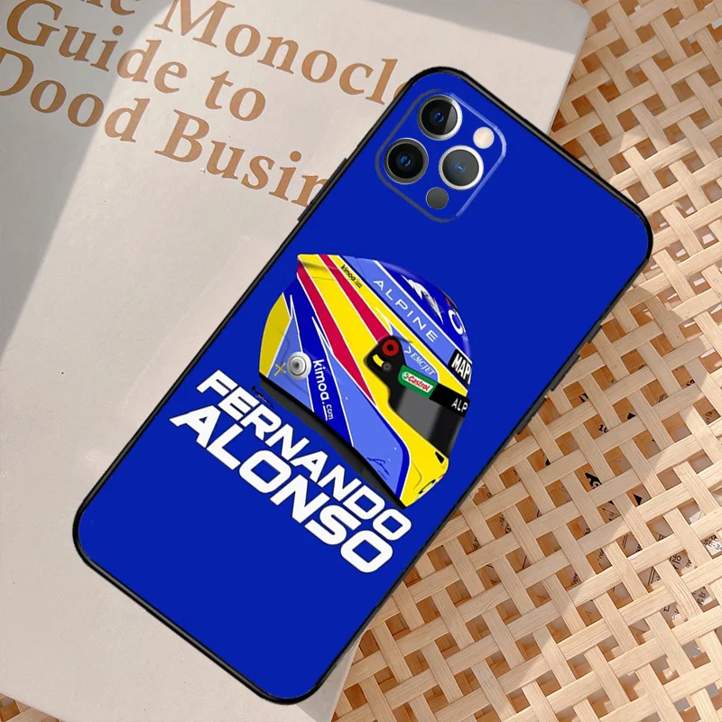 Fernando Alonso Formula1 Racing Cover For iPhone 12 11 13 Pro Max Mini 6S 8 7 Plus SE 2022 2020 XS Max X XR Phone Case 13 pro cases