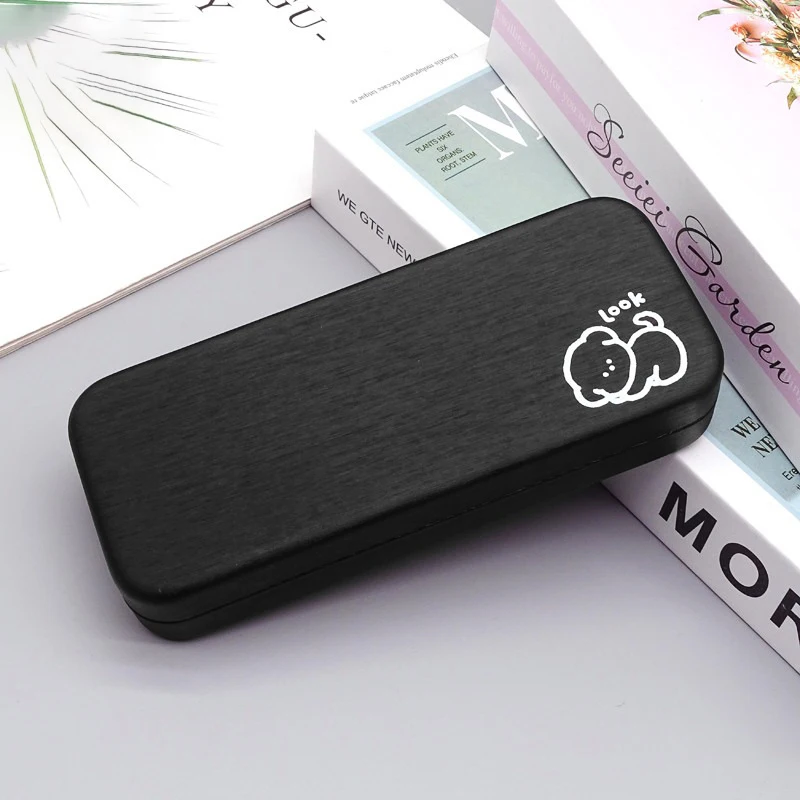 Retro Eyewear Cases Portable Simple Eyeglasses Box Women Fashion Eyewear Cases Cover for Sunglasses Men Reading Glasses Box 2025