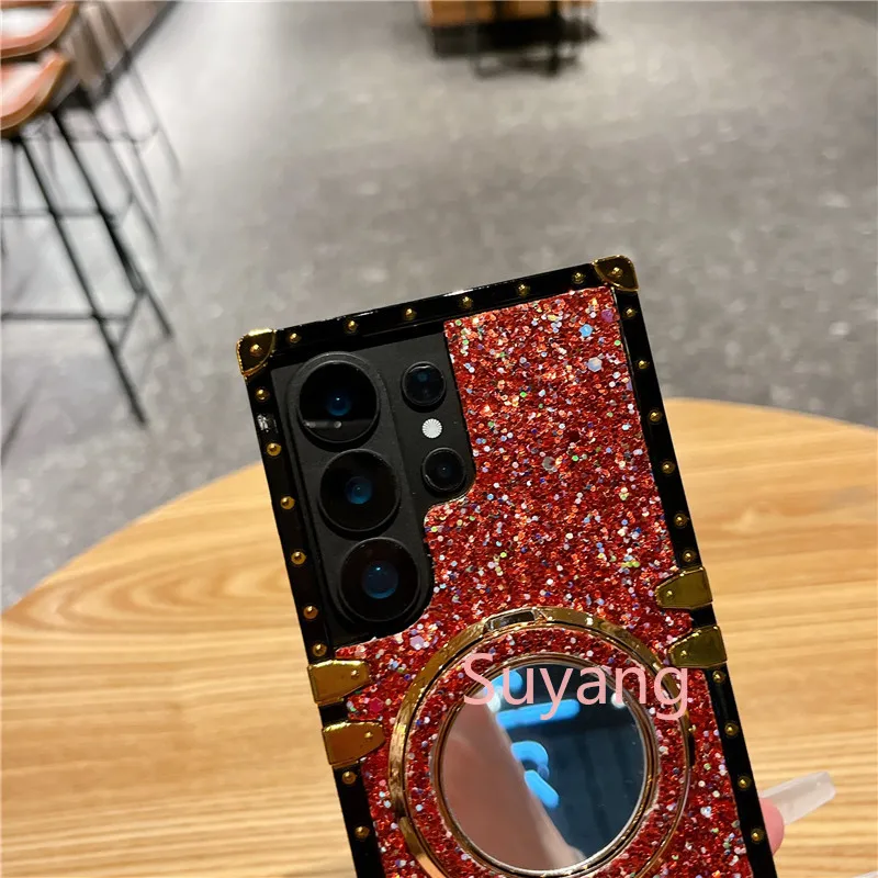 Luxury Glitter Mirror Phone Case For Samsung Galaxy Mobile_voghion.com