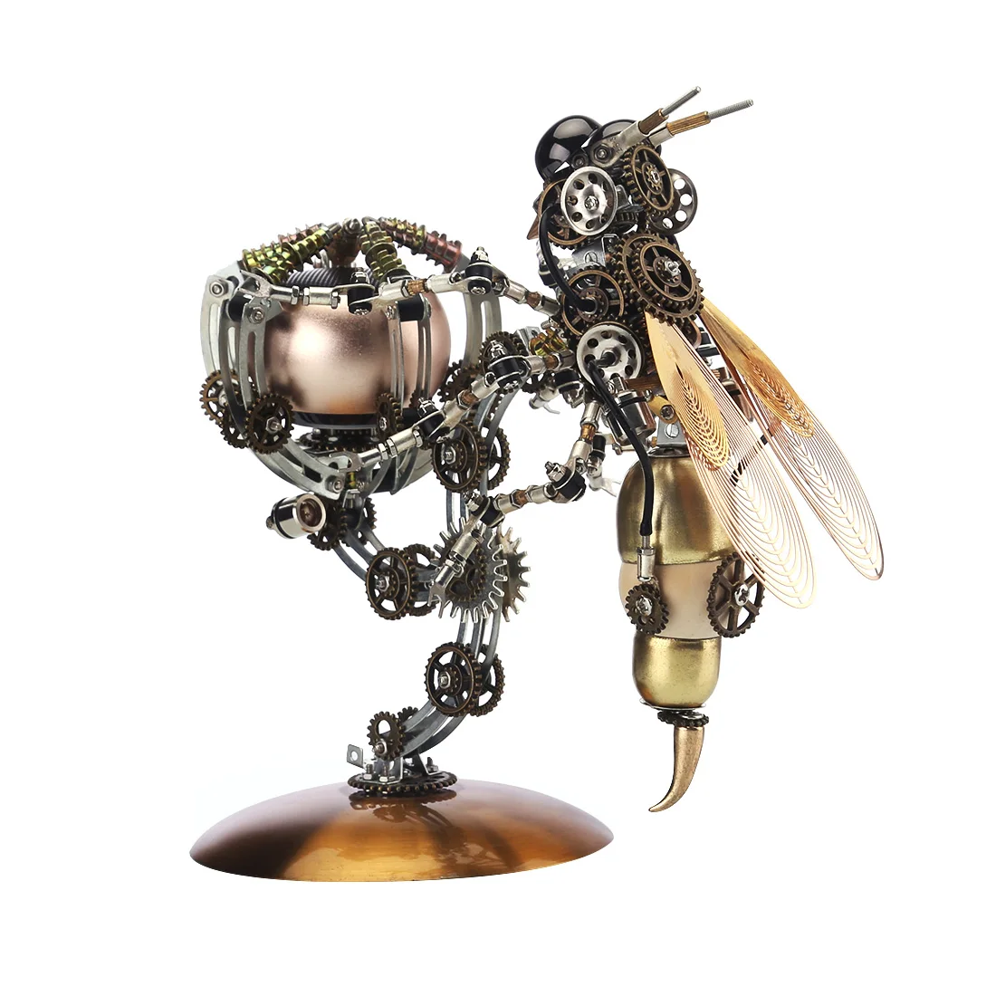 

627PCS/1060PCS DIY Metal Assembly Toy Mechanical Wasp /Octopus Model Building Kit With Speaker