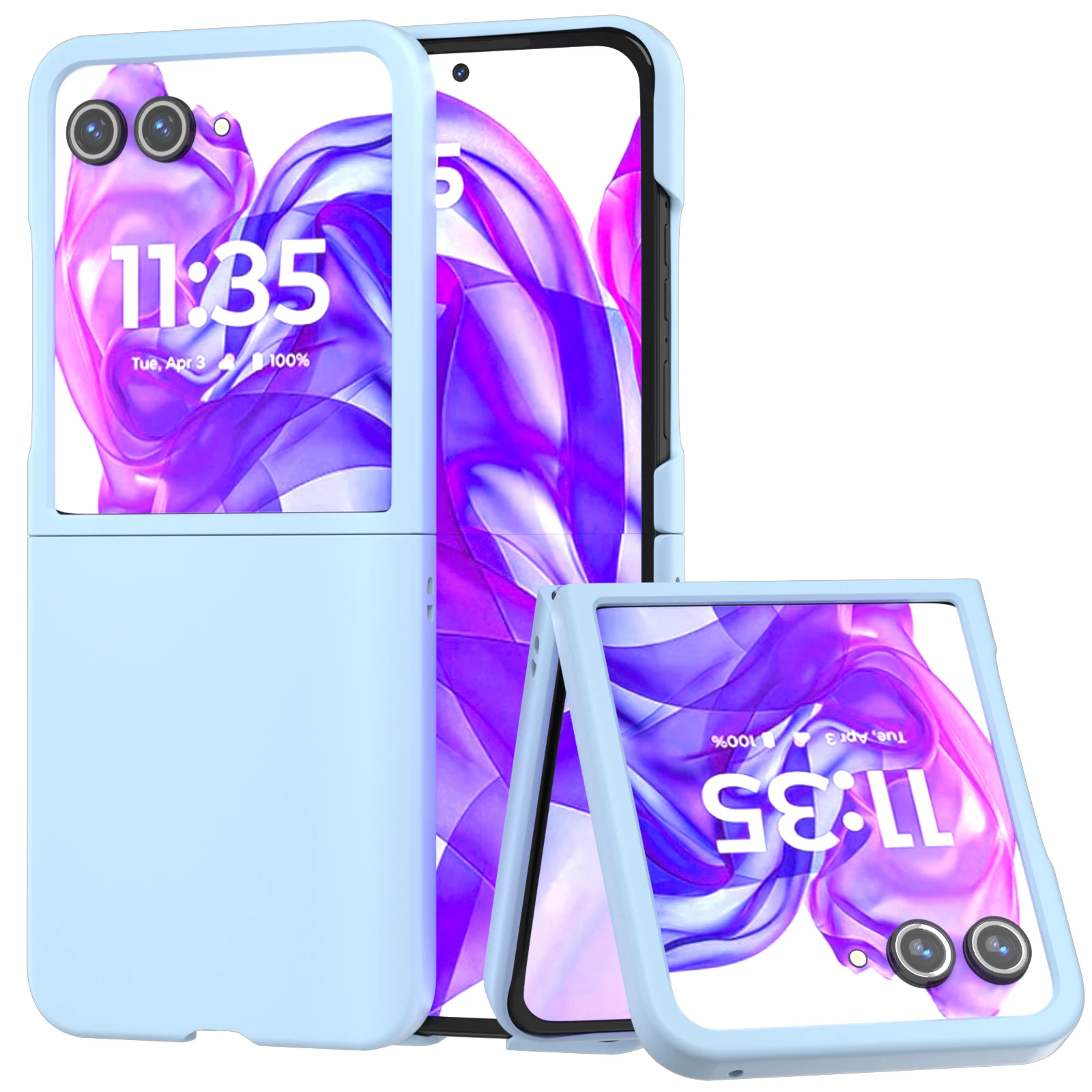 Luxurious Skin Feel Case with Hinge Protection and Anti-Scratch Lightweight Design