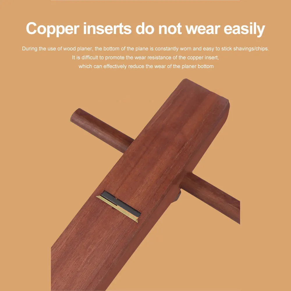 Woodworking Hand Tools Wood Trimming Tool Mahogany Hand Planer Carpenter Flat Planer Home Portable