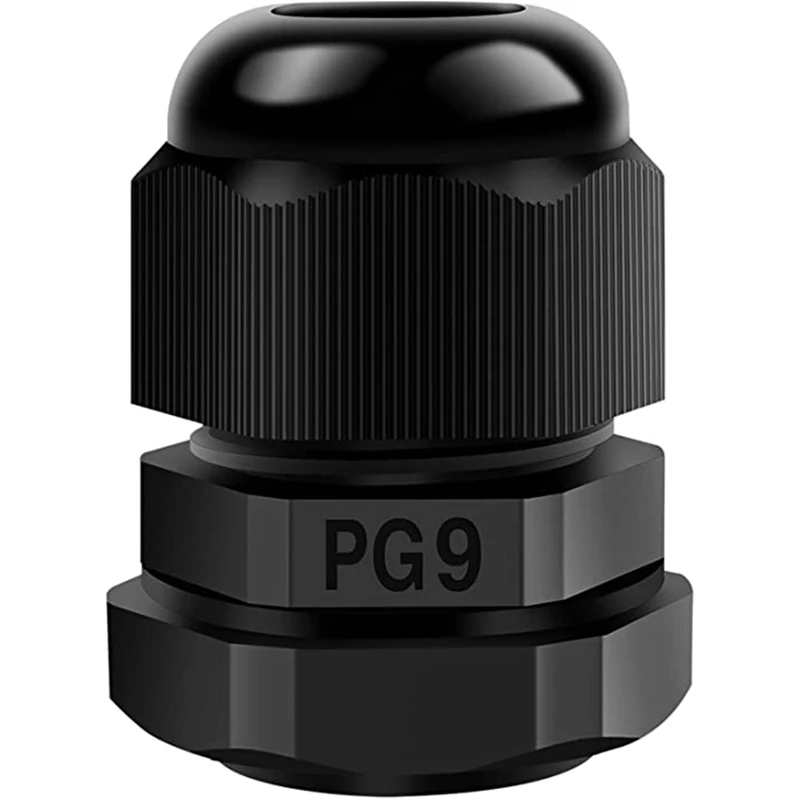 

Dustproof Sealing Waterproof Cable Fixing Thread Female Connector PG9 Cable Gland Black Waterproof Cable Gland 30Pcs