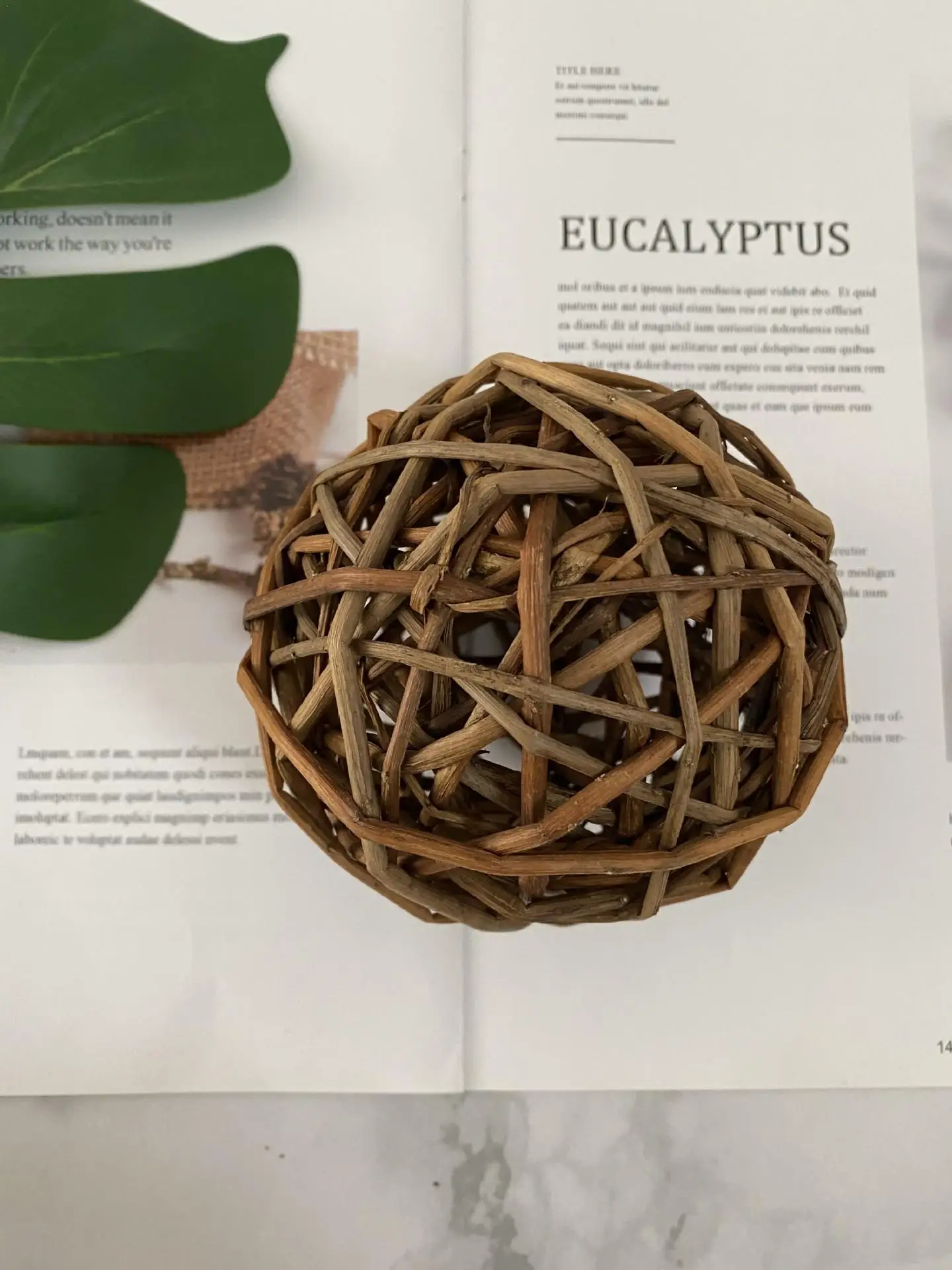 

Шар из натуральной ивы, забавная игрушка, Плетеный мяч, свинья, кролик, хомяки, игрушки, товары для маленьких животных