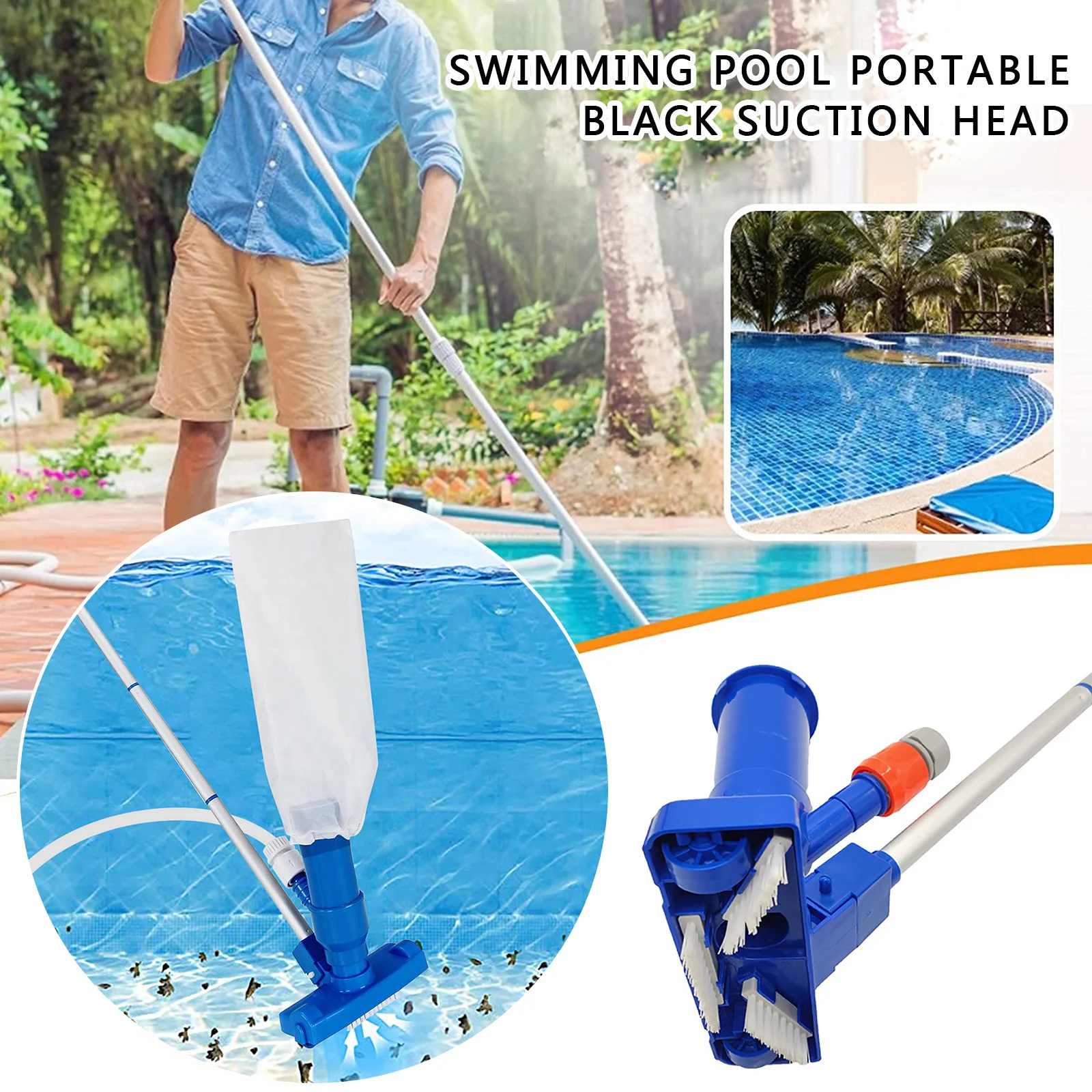Pool Vacuum Cleaning Kit Clean Bottoms Net For Pool Filter
