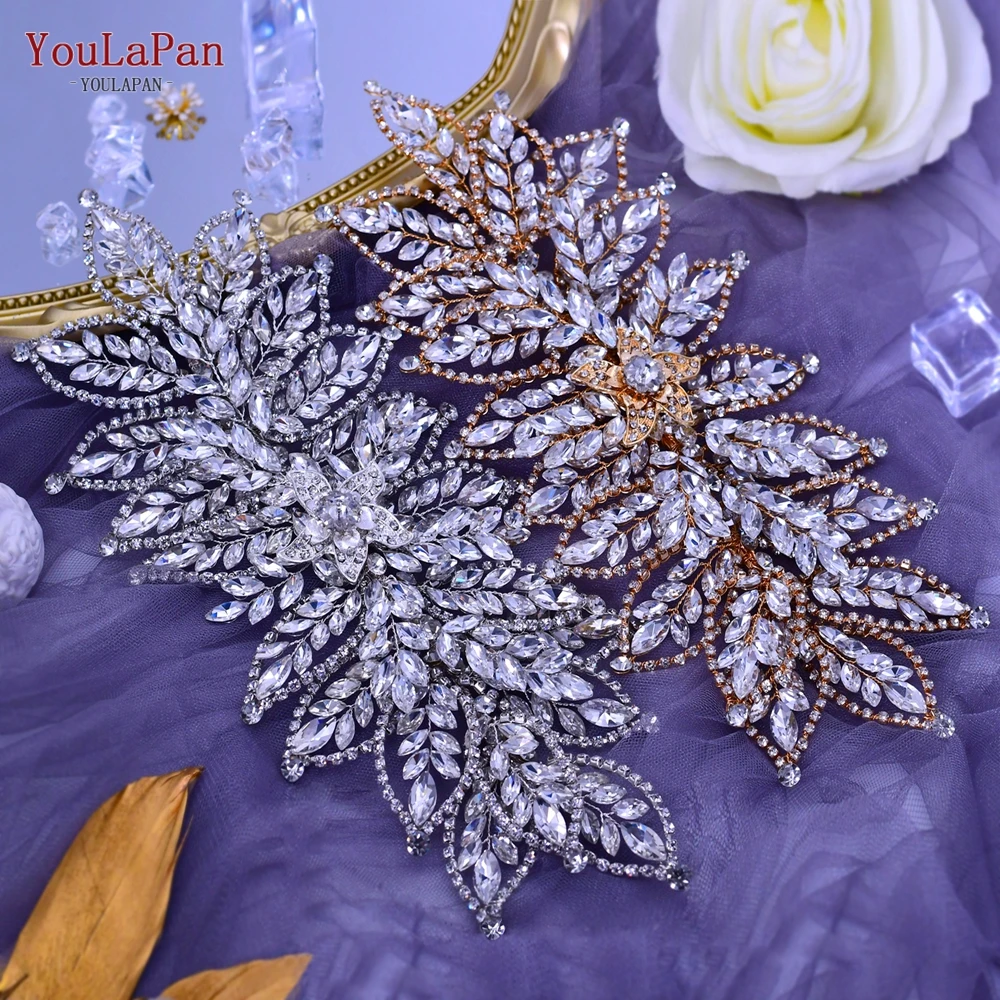 TOPQUEEN HP237 Silver Handmade Wedding Headband Wedding Hair Accessories Rhinestone Crystal Bridal Headwear Hair Ornament hair accessories bridal hair accessories bridal jewelry set