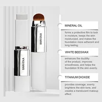 Bâton de fond de teint 2 en 1 à changement de couleur – Formule hydratante légère, couverture adaptée à la peau pour tous les types de peau 5