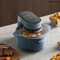 Visible Air Fryer - 5L Large Capacity, Oil-free Steam Fryer, Intelligent Household, Airfryer Machine, Freidoras de Aire 1