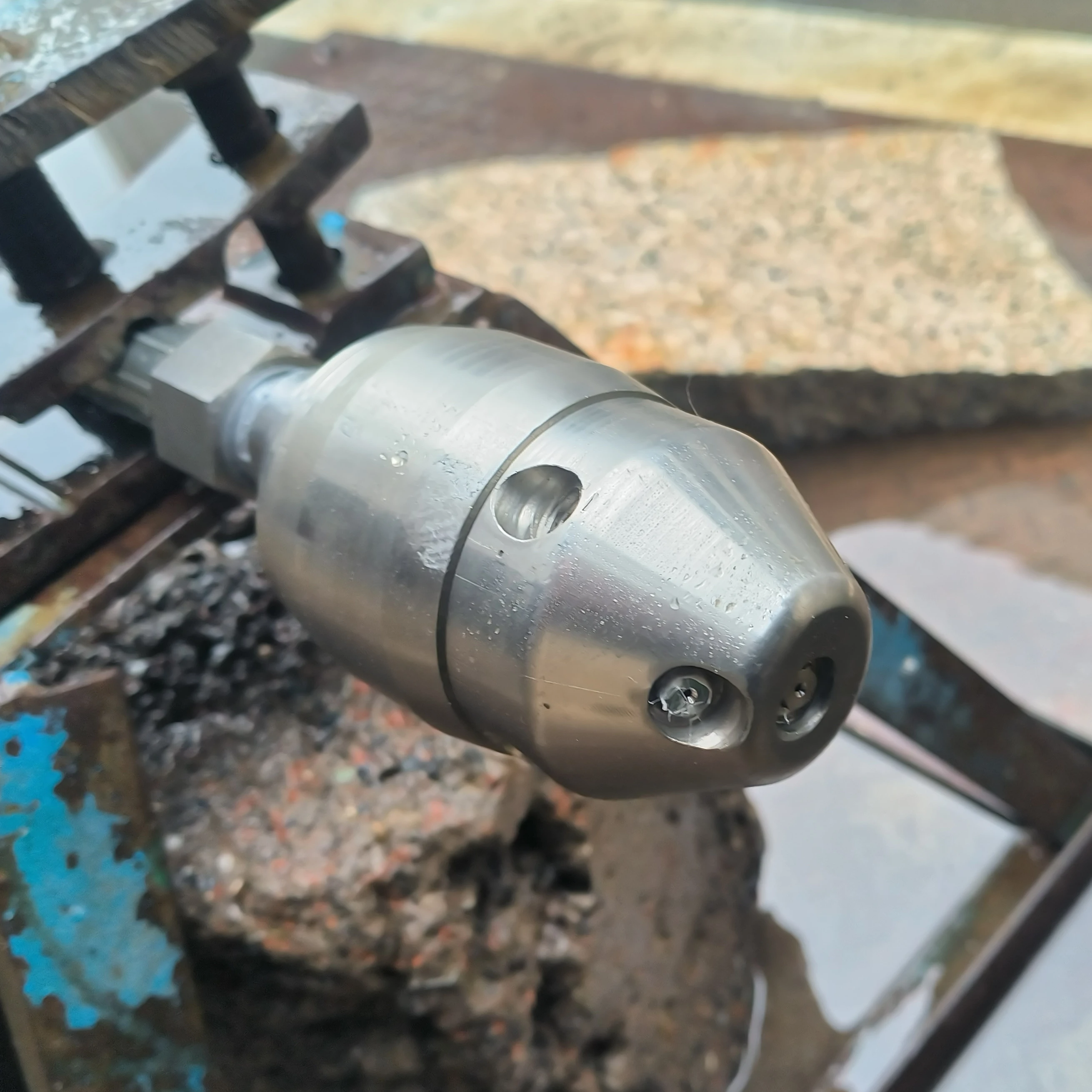 고압 워터 제팅 노즐 회전 노즐 산업용 파이프 청소