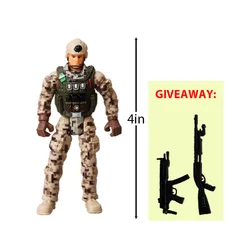 Elite Force Action Figure Toy - Military Soldier with Accessories for Children (Type 5)