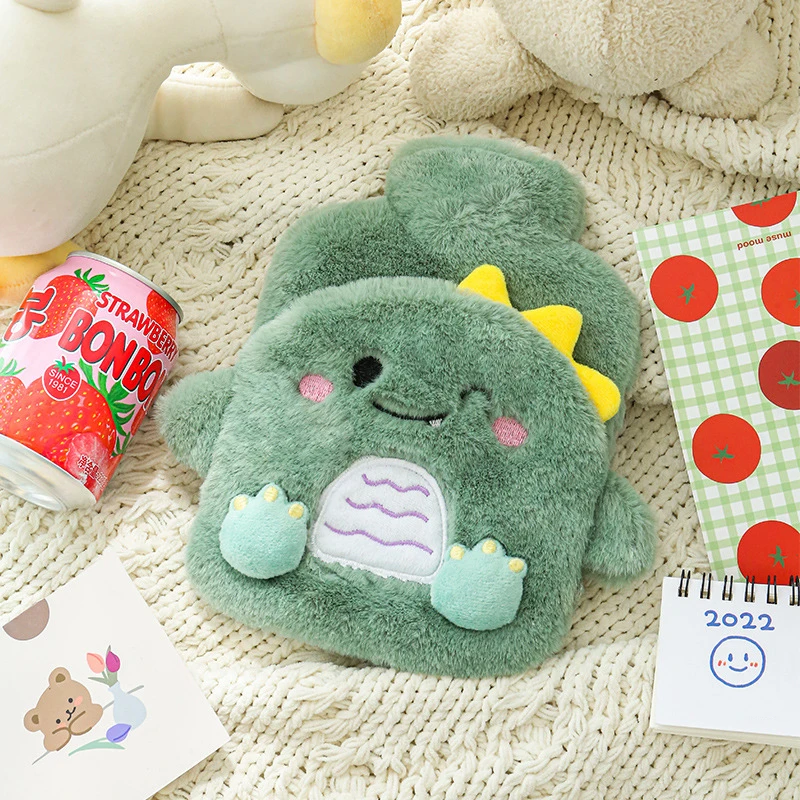 귀여운 봉제 동물 고무 물주머니 커버, 뜨거운 물병, 귀여운 곰 토끼, 손 발 워..