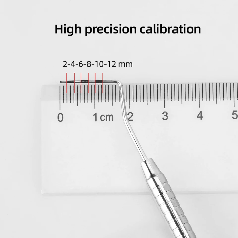 Kit Sonda Endodontica E Parodontale 9 Pezzi – Strumenti Diagnostici In Acciaio Inox Per Dentisti
