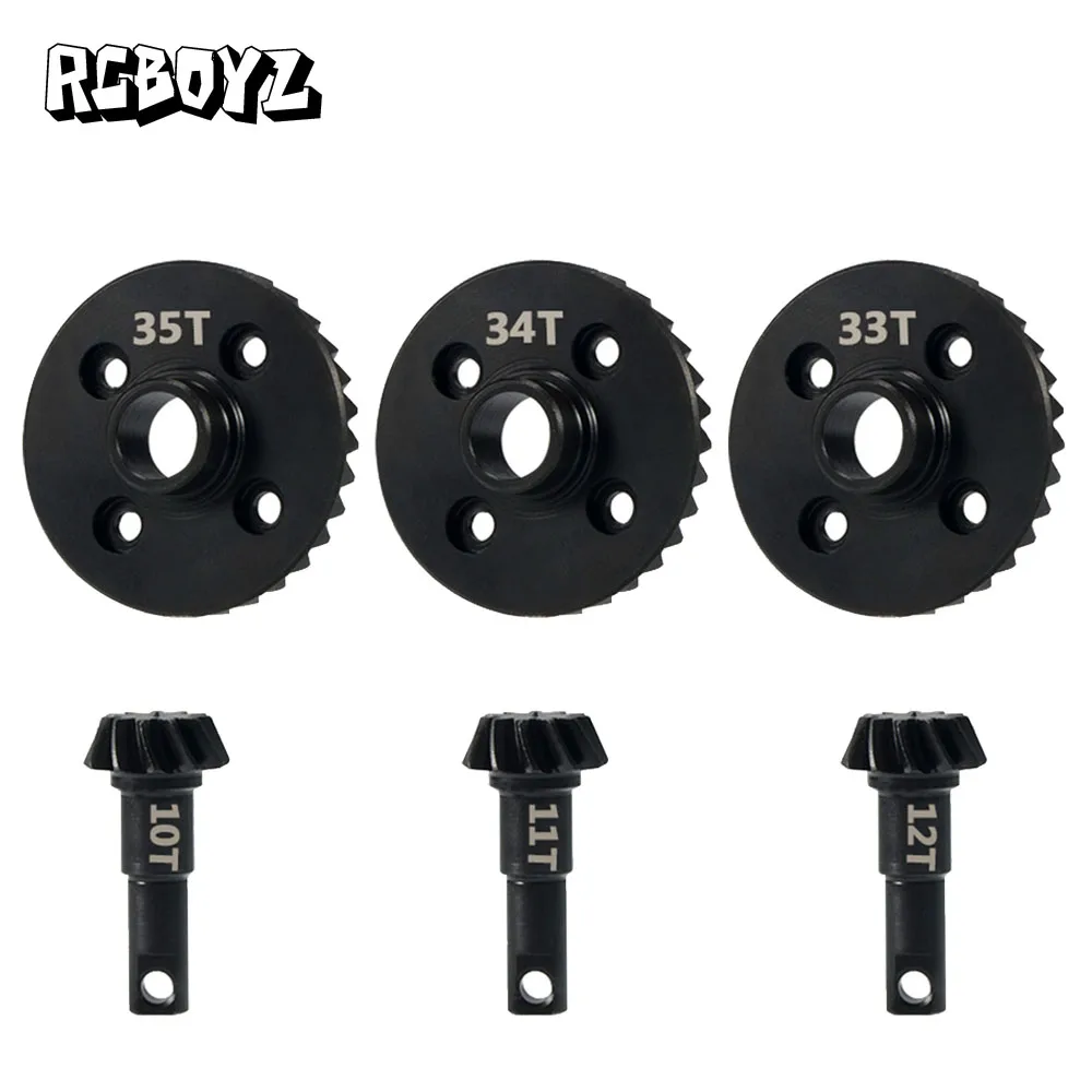 Ingranaggi Dell'Asse Differenziale In Metallo Per 1/10 Rc Crawler Car Trx4 Trx6 Overdrive Underdrive Ingranaggi Elicoidali In Acciaio Per Aggiornament