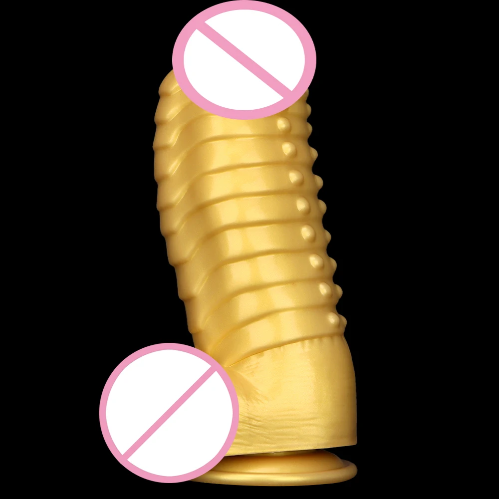 Gros plug anal en silicone pour massage de la prostate et anus_voghion.com