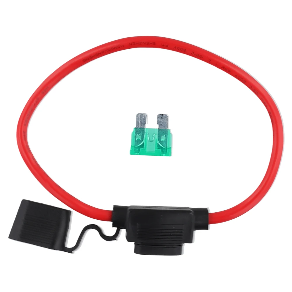 10 Gauge Fuse Holder 5/20/30/40/50 A ATC Blade Fuses Waterproof 10 AWG Inline Fuse Holder Car Truck Boat Motorcycle
