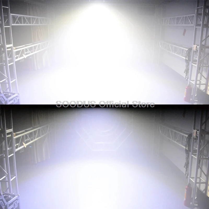 200W LED Strobe Light High-Powered Flashing Stage Lighting with Sound Control DMX512 Flash Strobe Lighting for DJ Club Party Bar