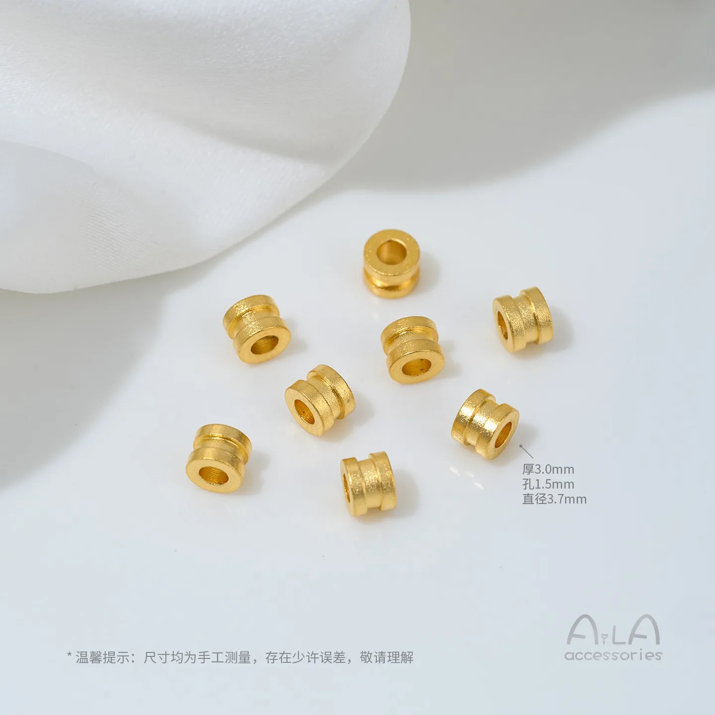 구리 도금 금구슬 액세서리 휠 스페이서 버킷 비즈 행운의 구름 줄 크리스탈 재료 DIY 보석 재료