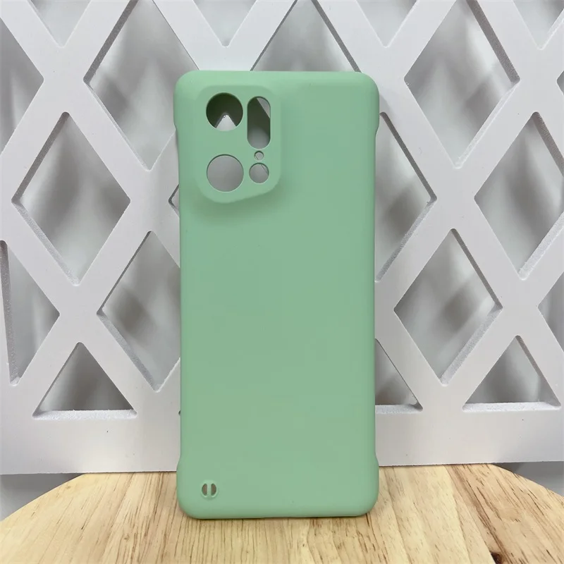 Bonbonfarbene, rahmenlose, matte Hülle für Oppo Find X5 FindX5 X3 X2 Pro 5G, schlanke, harte PC-stoßfeste Stoßstangenabdeckung_voghion.com