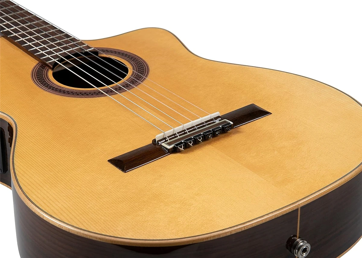 6 Stück klassische Gitarren saiten Set überzug super leichte klassische Gitarre klare Nylon-Silbersaiten versilbertes Kupfer – Detail 18