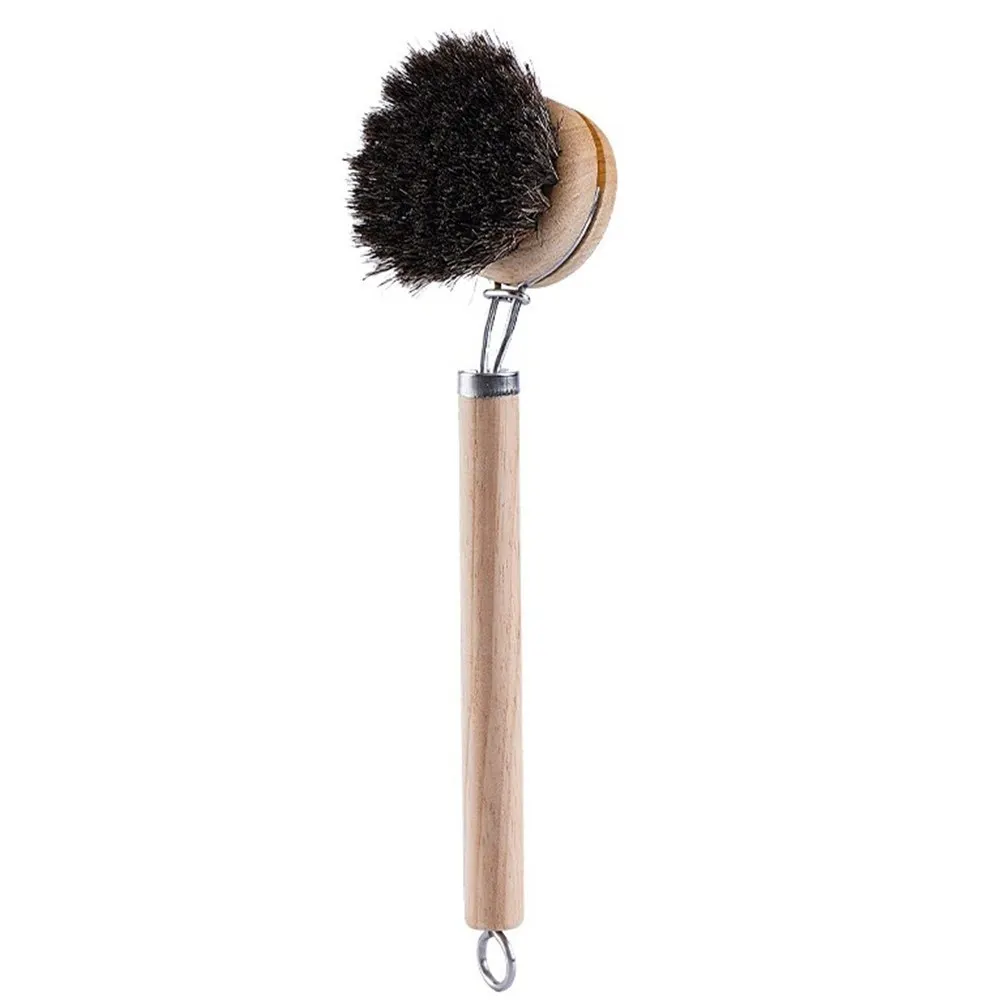 

Kitchen Cleaning Brush Dish Brush Pot Brush Wooden Cleaning Scrubbers Coconut Brown Natural Sisal Dish Scrub Brushes Horsehair