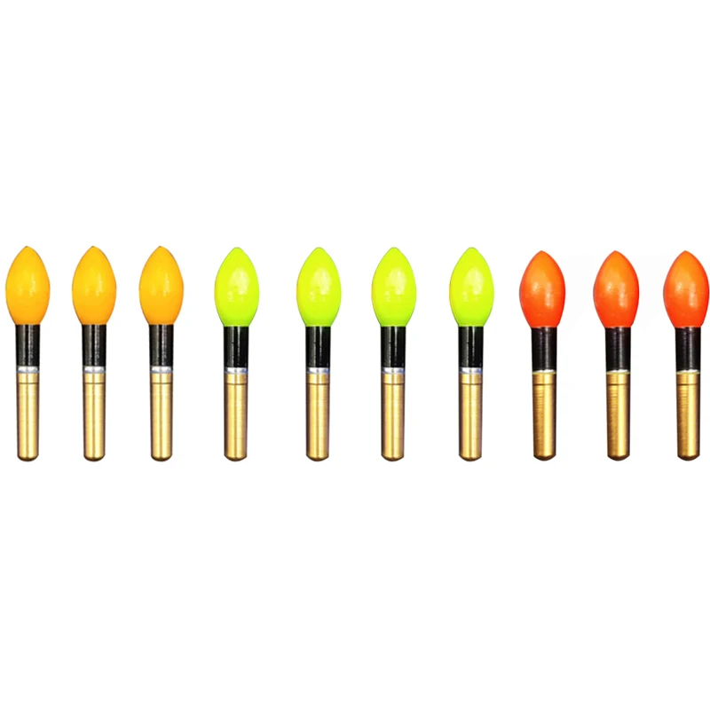 

10pcs/lot Light Stick Yellow/Red/Orange Lightstick Glowing Sticks LED Luminous Float Tool Night Fishing Bobber Accessory B442