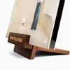Vinyl Record Storage Rack Household  Solid Wood Record Display Holder 4