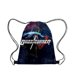 Ghostrunner 2023 New Game Handbags Cloth Canvas Drawstring Bag Women Men Leisure Bags