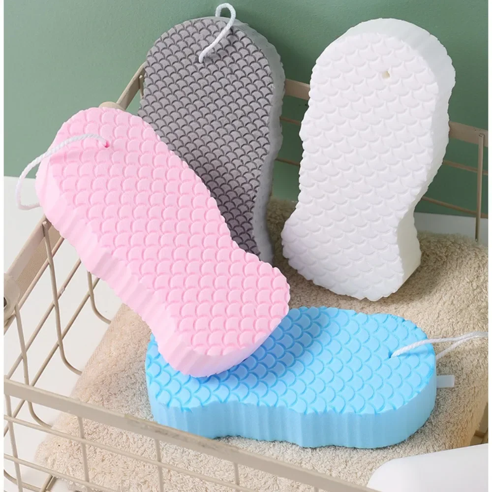3D Bath Sponge Body Spa Scrubber Exfoliating Fish Scale Soft Painless Body Care Towel Cleanser Bathroom Bubble Shower Supplies 3
