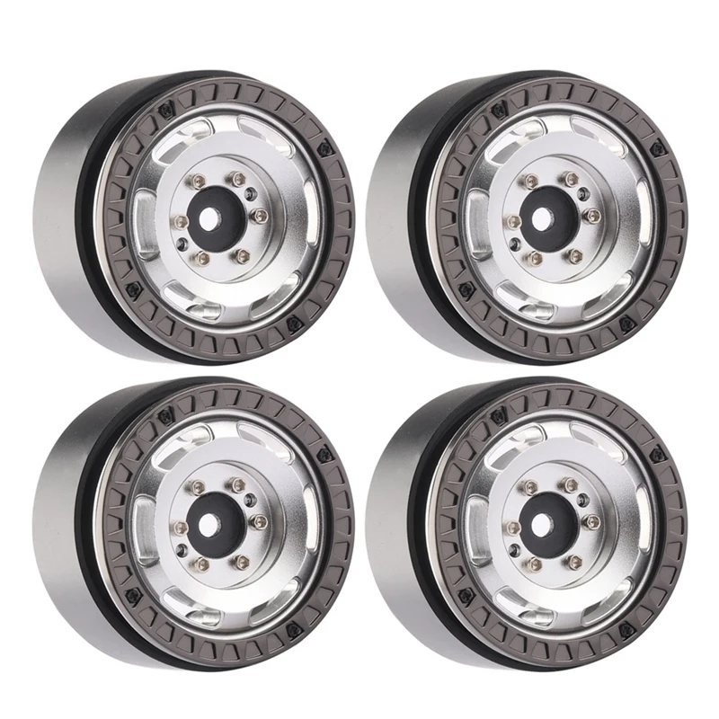 

4 шт., 160 г, 1,33 дюйма, металлическая Ступица колеса Beadlock для Axial SCX24, AX24, Traxxas, TRX4M, FMS, FCX24, 1/18, 1/24, Радиоуправляемый гусеничный автомобиль