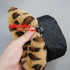 New Fake Rabbit Fur Hats Super Soft Women Winter Hat Cotton Lining Warm Russian Ski Beanies Plush Solid Color Fashion Casual Cap 6
