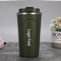 Stainless Steel Thermos Mug, Gym Sport Water Bottle, Travel Thermo Cup, Office Cup, Free Custom Logo, Running, Gym, 380 ml 510ml 5