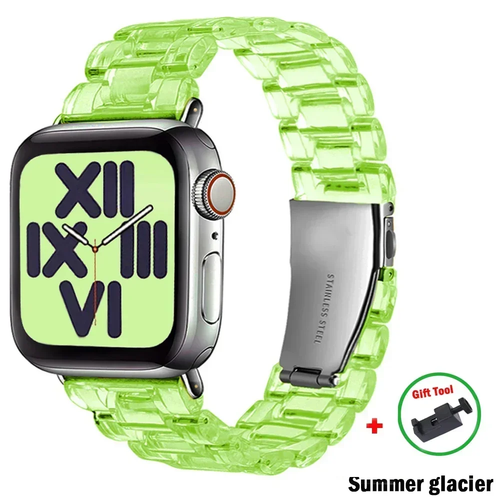 Enhanced Transparent Link Bracelet with Tool