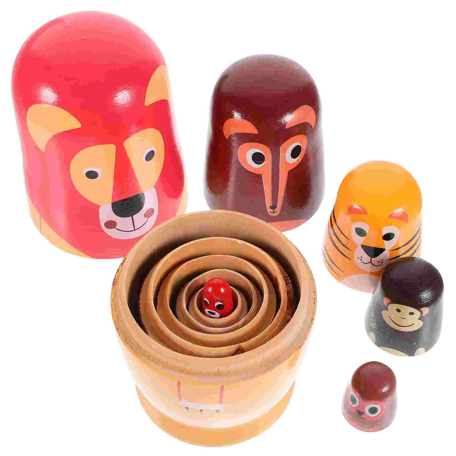 

Decorate Matryoshka Child Childrens Toys Wooden Decorative Russian Nesting Dolls