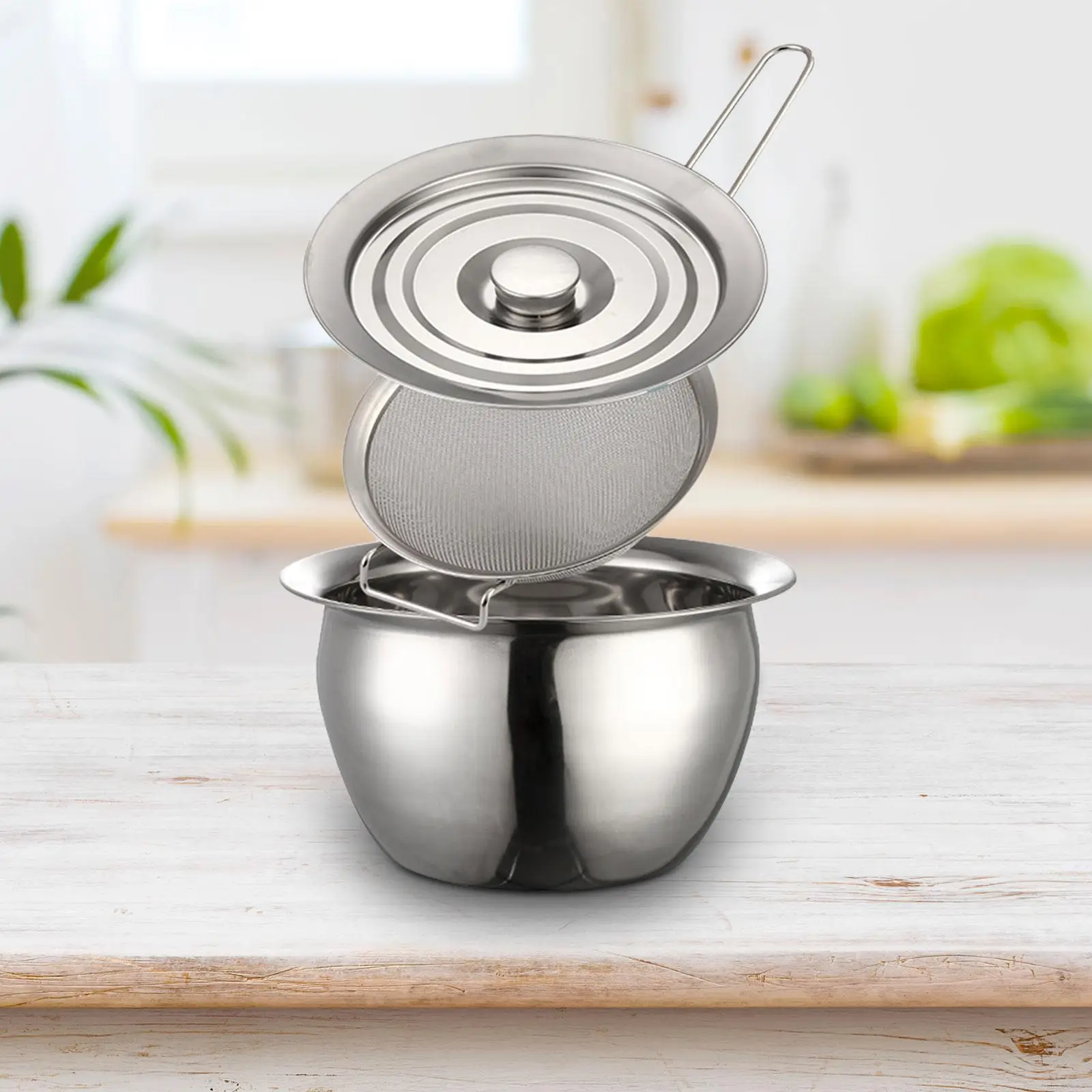 

Контейнер для смазки из нержавеющей стали 304 с фильтром и крышкой, емкость для хранения масла, контейнер для масла, емкость для масла л для кухни, ресторана