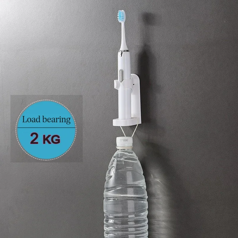Traceless Batteries Toothbrush Holder Bath Wall-Mounted Electric Toothbrush Holders Adults Stand Hanger Bathroom Accessories