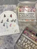 1pc  Embossed Butterfly 3D Acrylic Nail  Mold Nail Art Decorations Nails DIY Silicone Nail Stamping Plates Nails Products Nail 1