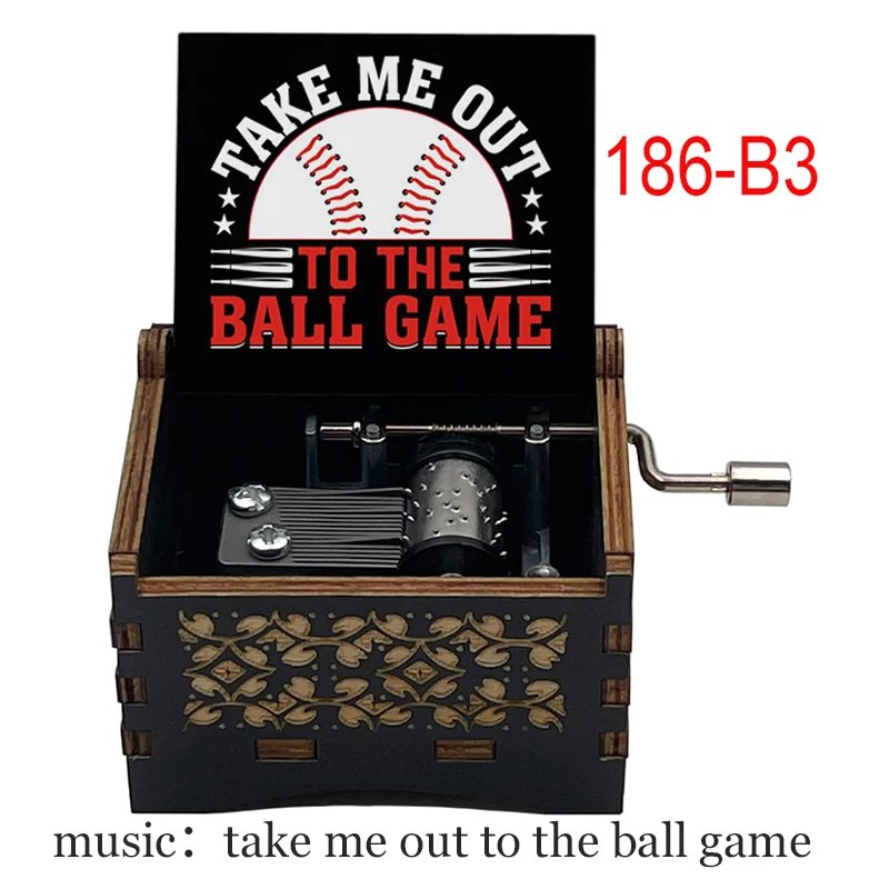 Take Me Out To The Ball Game Hand music box Kids Songs Super Simple Nursery Rhymes for kids boys girls toy gift 5