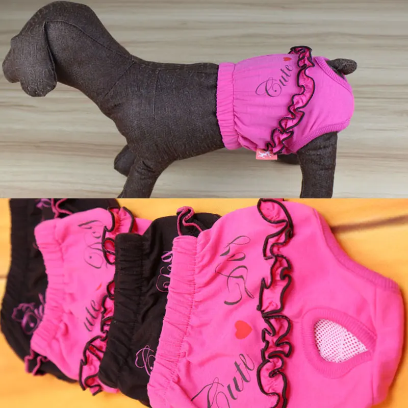 Dog Diapers Pet Diapers Dog Nappies Dog Shorts Female Dog Panties Diapers for Dogs Sanitary Physiological Pants Washable Pet Underwear Dog Clothes Chihuahua Puppy Shorts