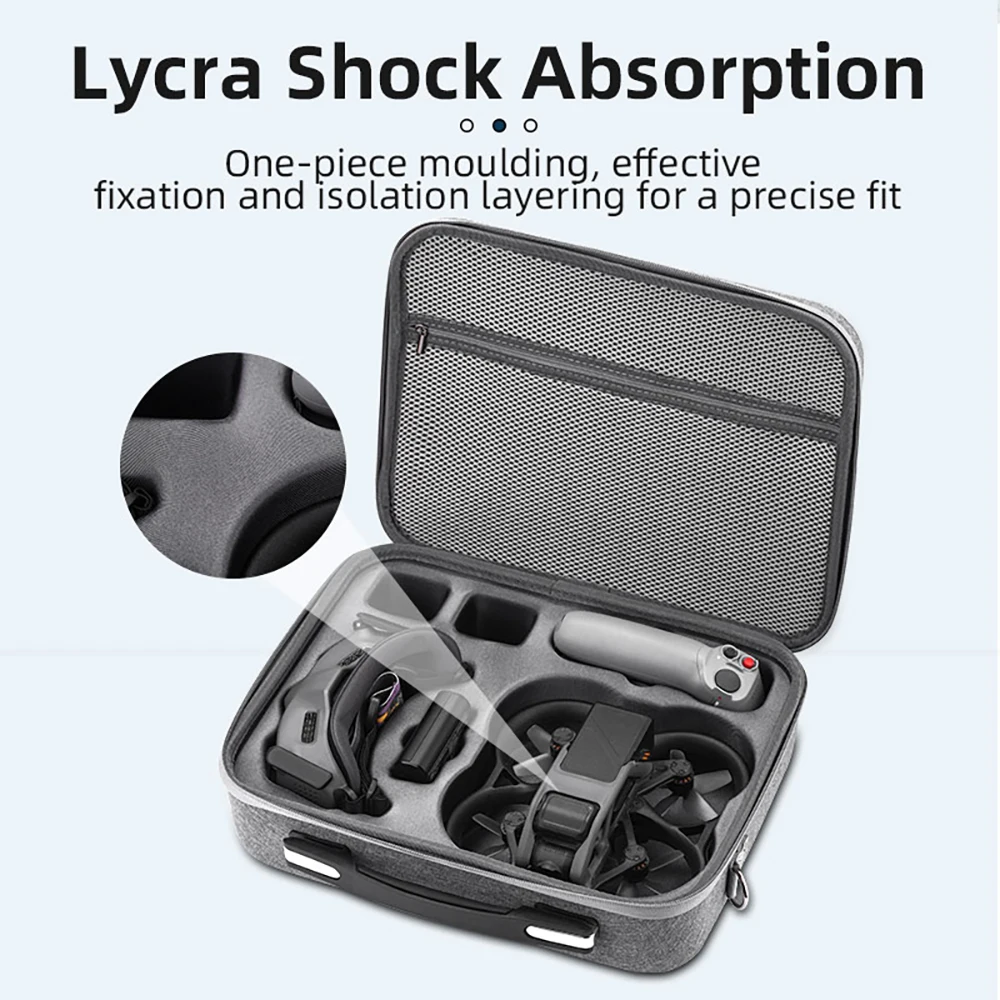 Carrying Case For DJI Avata Drone Storage Bag Portable Handbag Outdoor Large Capacity Shoulder Bag For DJI Goggles 2 Accessories drone accessories drone storage bag dji case drone case handbag case