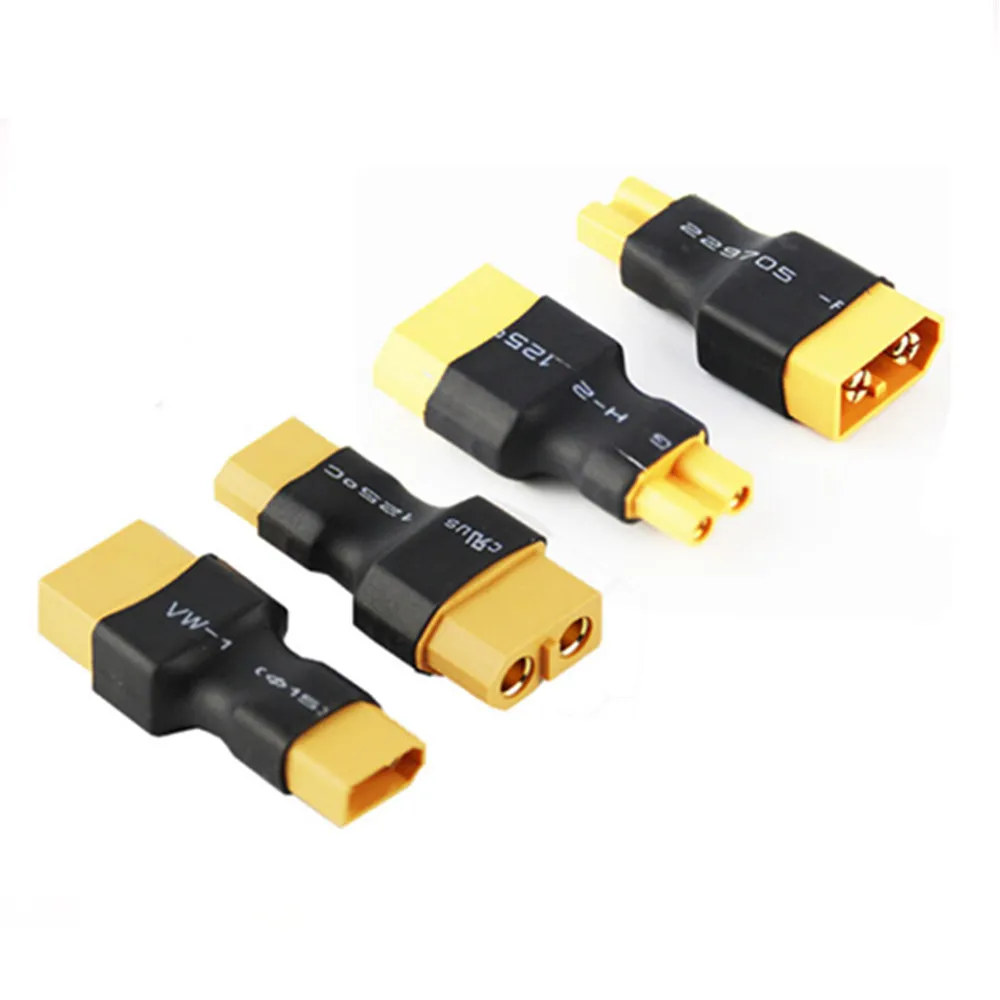 Universal Female to Male Connector Adapter for RC Models - Ideal for Cars, Airplanes, Drones, and Boats