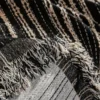 Stripe Jacquard Fleece Sofa Towel with Tassel for Living Room Blanket Sofa Cover 4